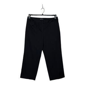 Jones Wear Studio black straight legs cropped pants size 14
